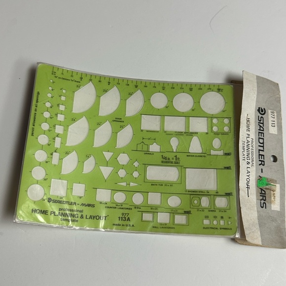 Staedtler Mars professional Home Planning & Layout template - Picture 6 of 9